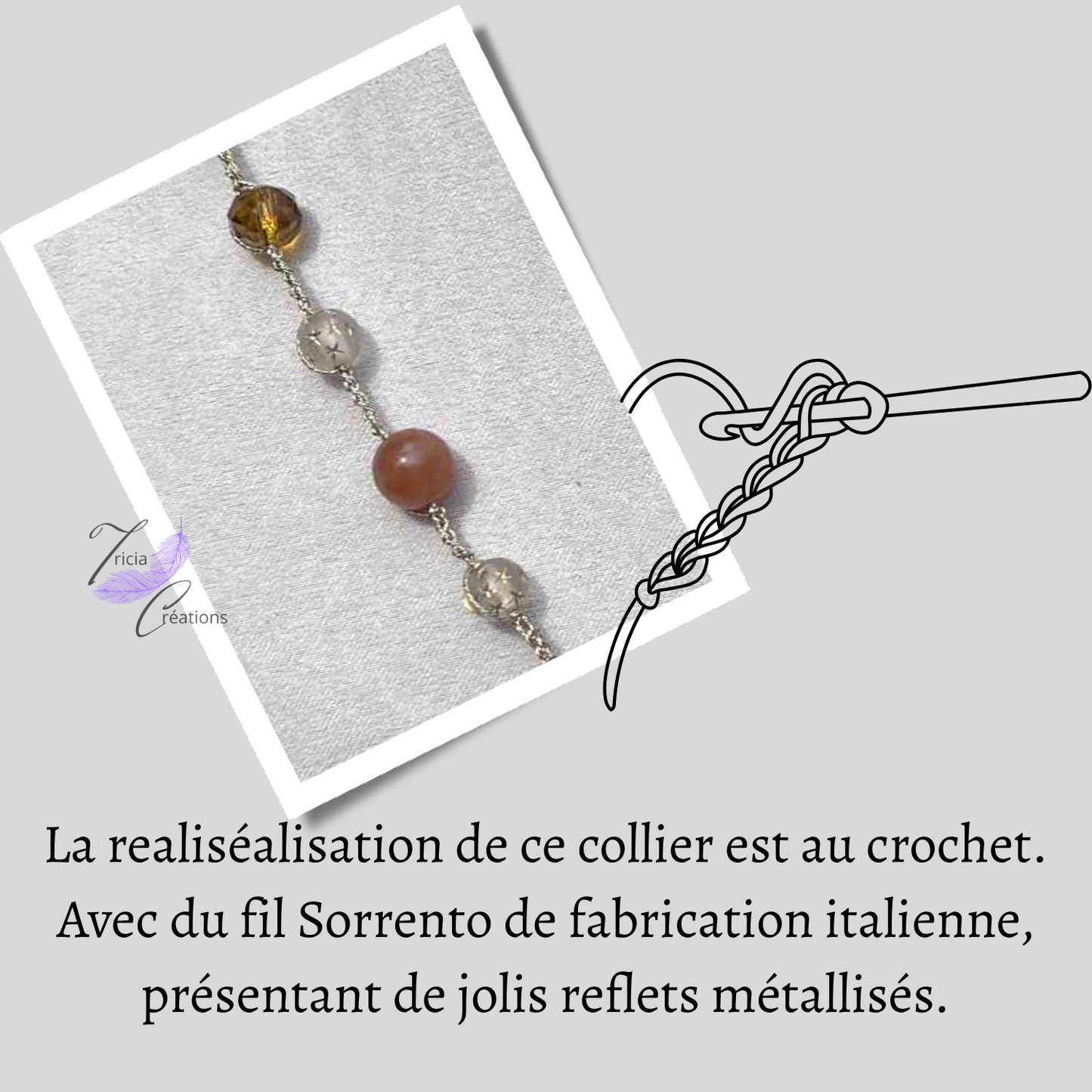 Collier Aventurine orange