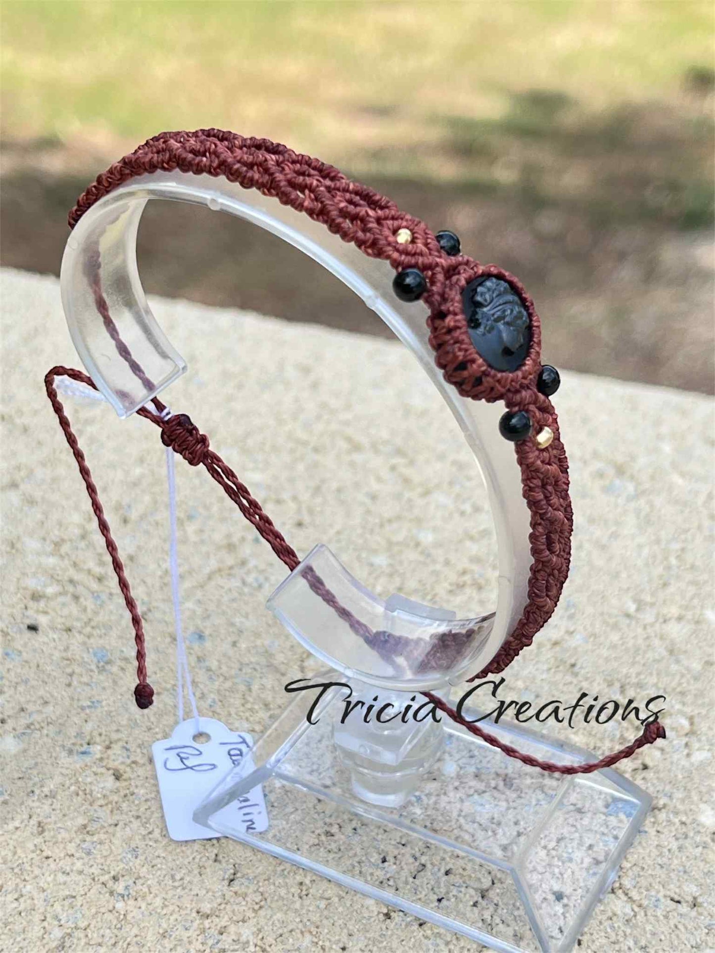 Bracelet Camé et Tourmaline