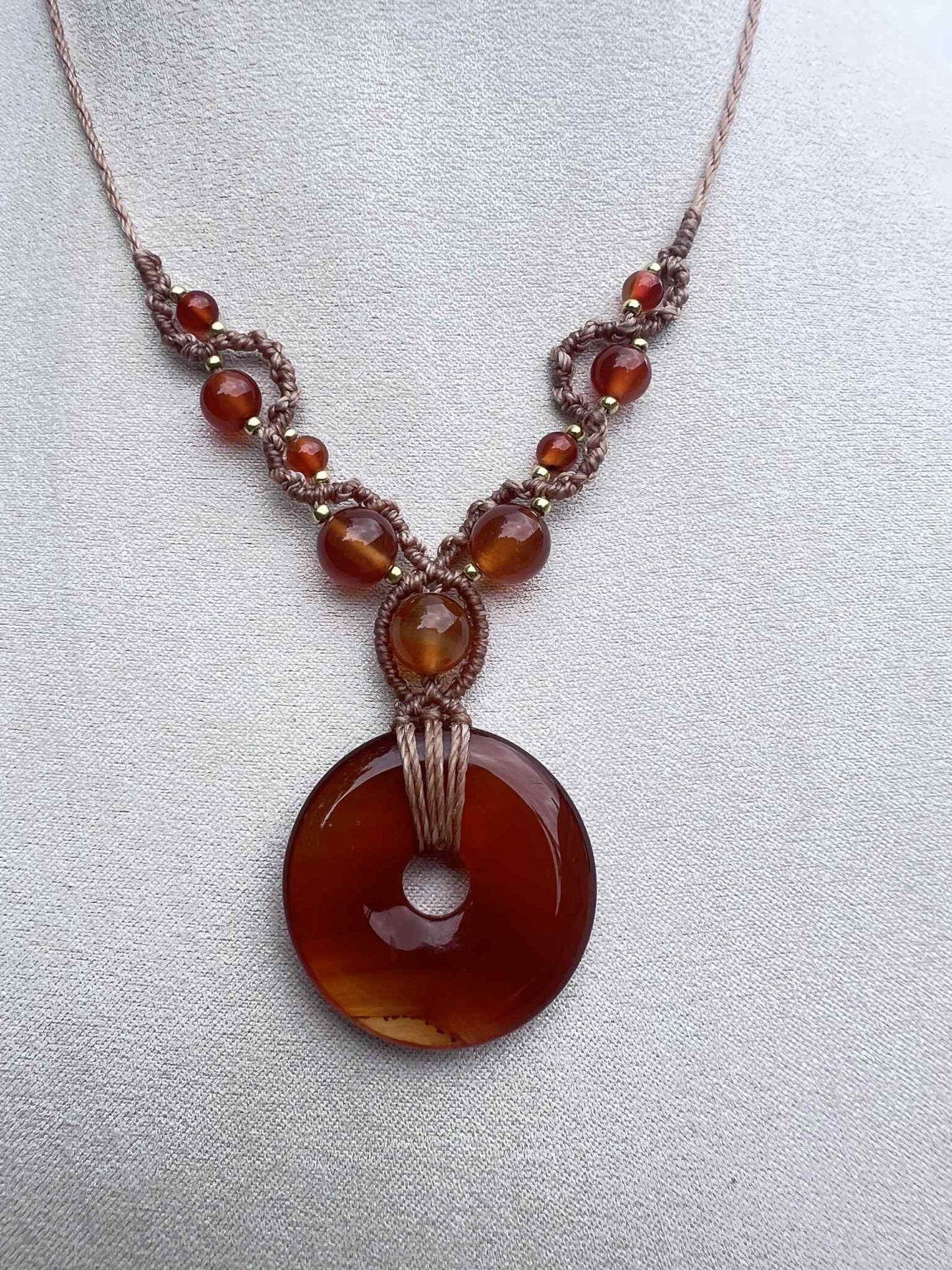 Collier Cornaline