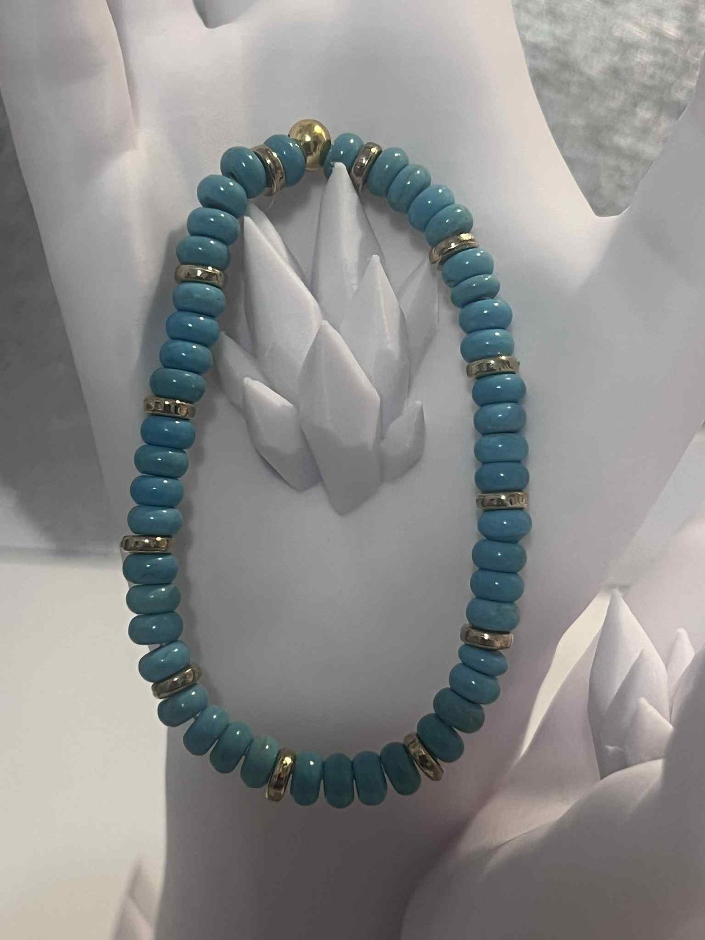 Duo Bracelet : Howlite bleu