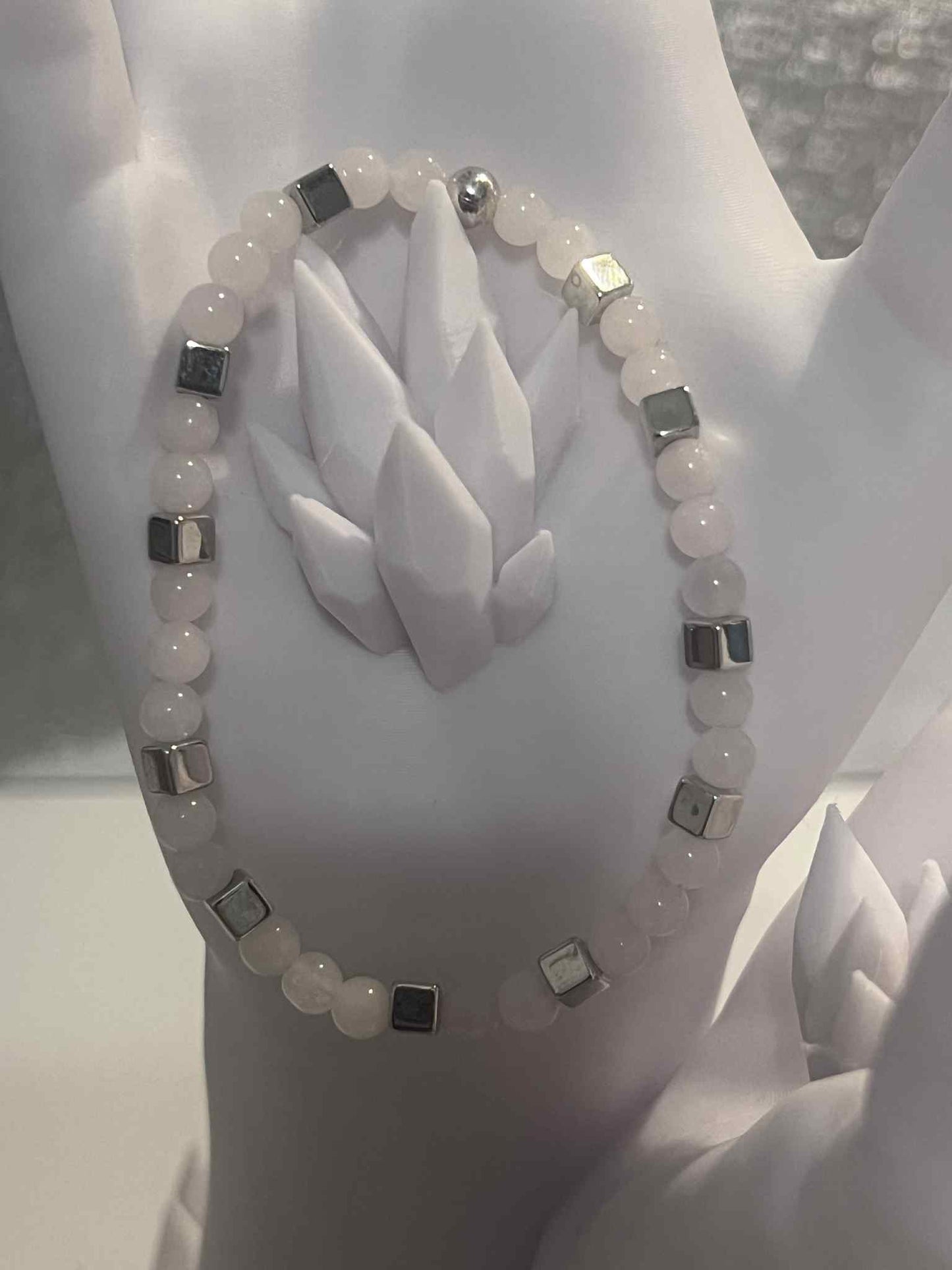 Bracelet : Quartz rose