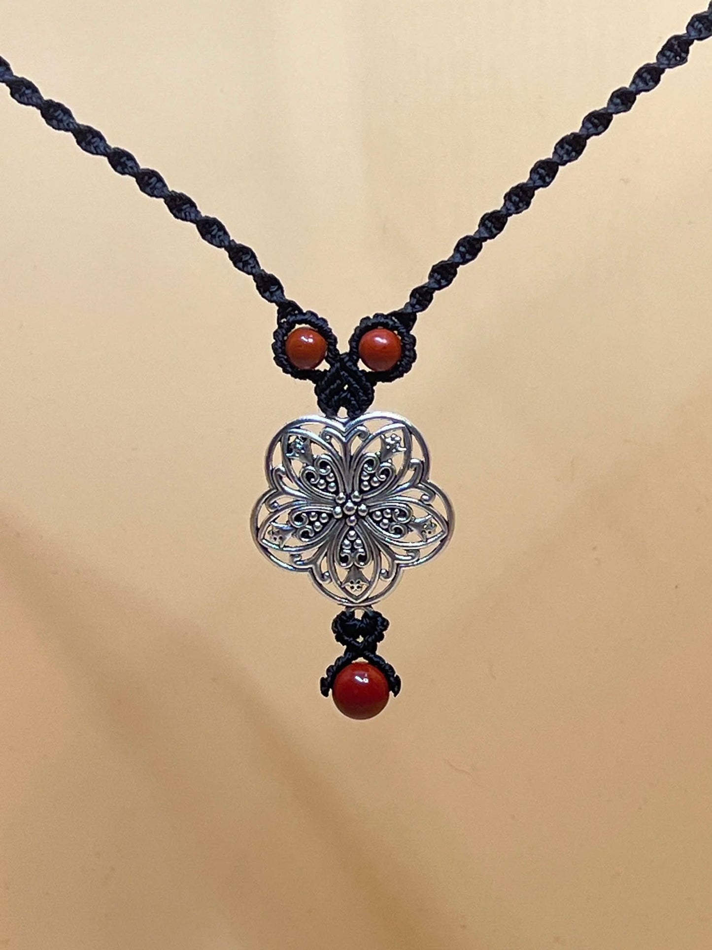 Collier Jaspe Rouge