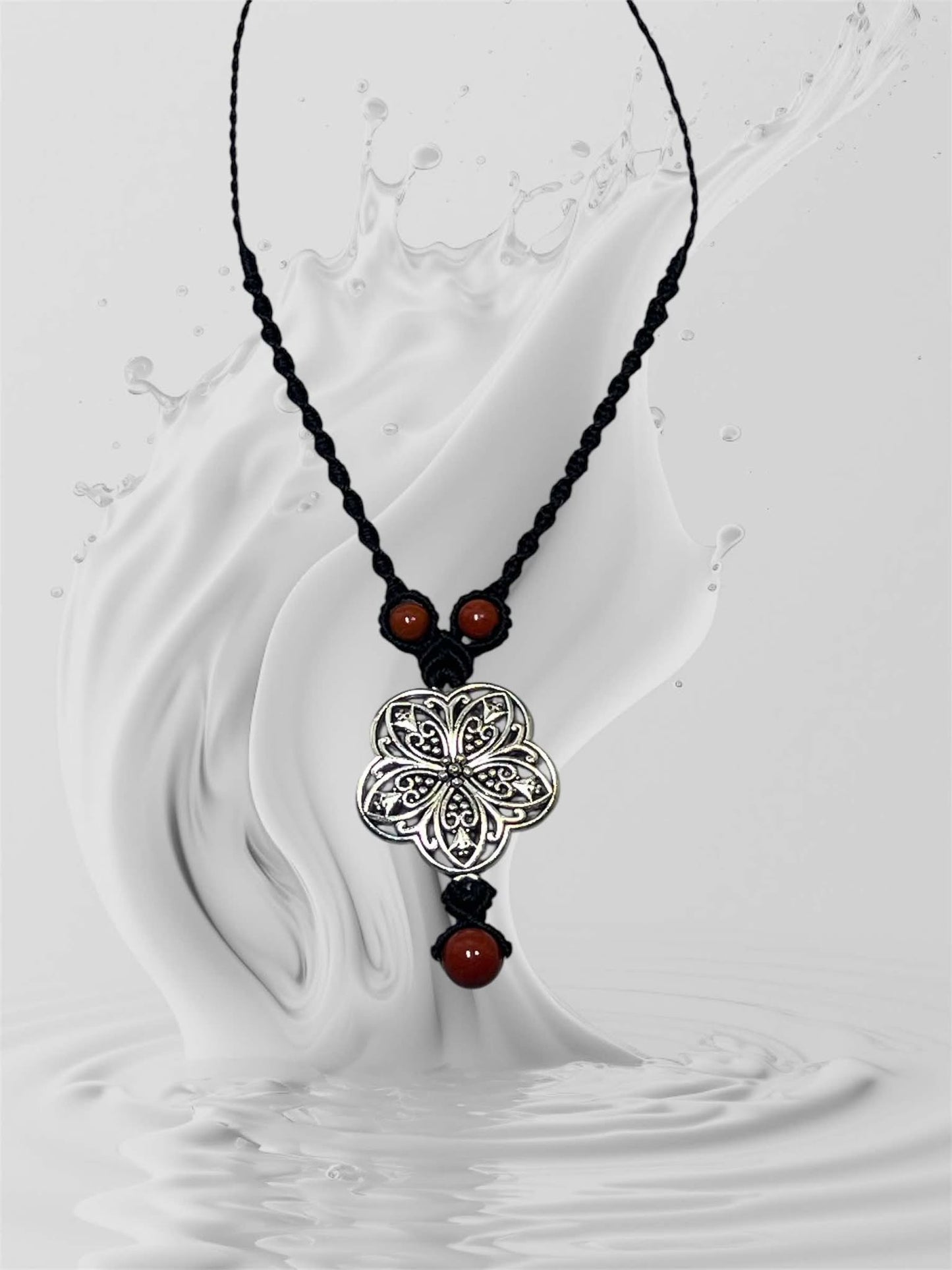 Collier Jaspe Rouge