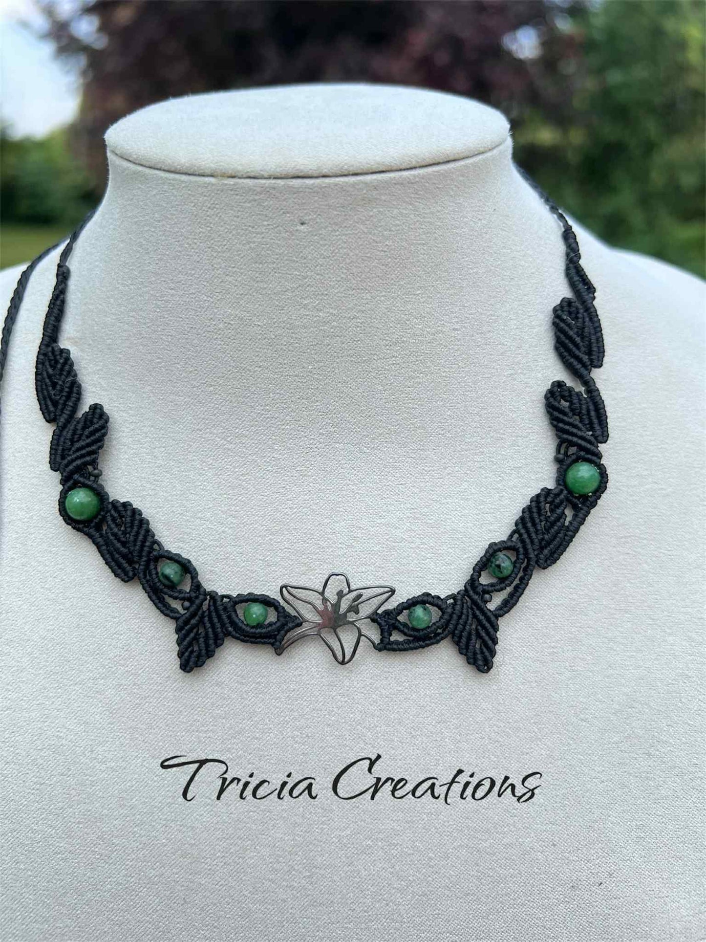Ras de cou Zoisite Rubis