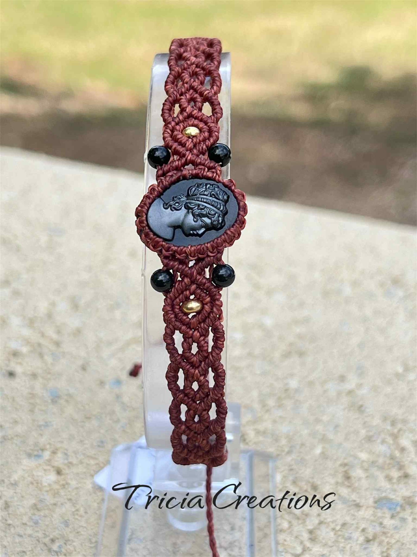 Bracelet Camé et Tourmaline