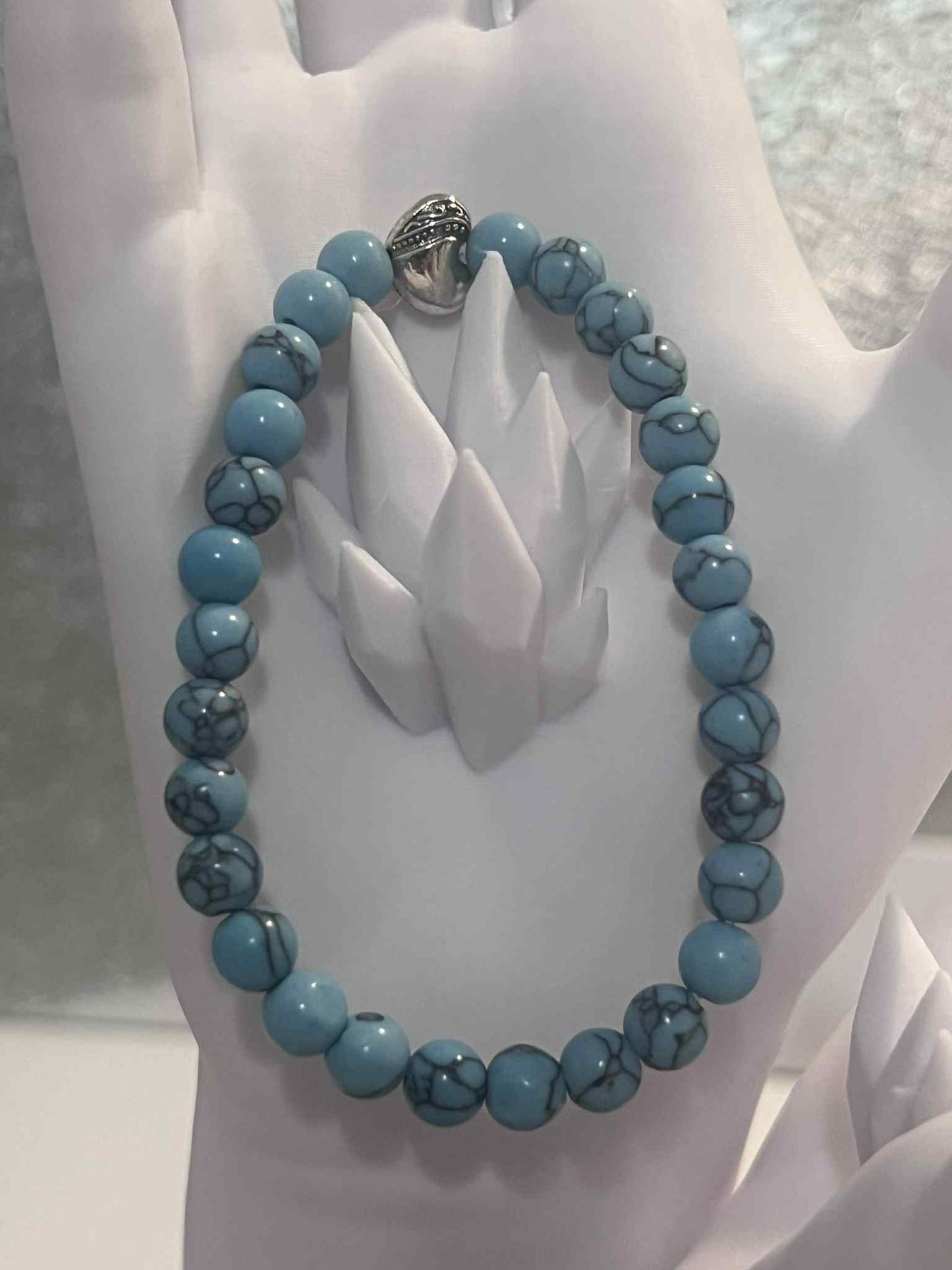 Duo bracelet : Howlite