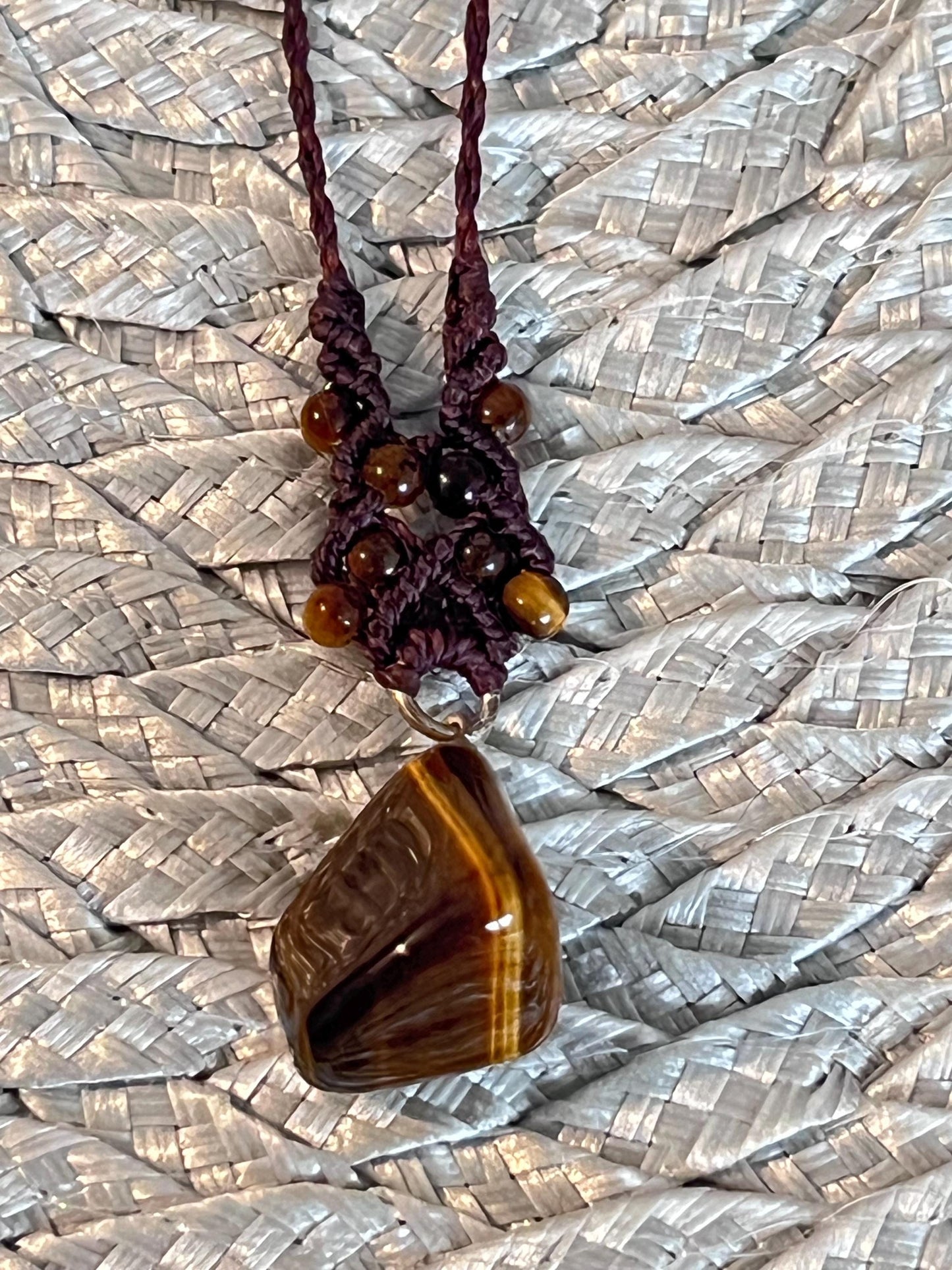 Pendentif - Œil de tigre