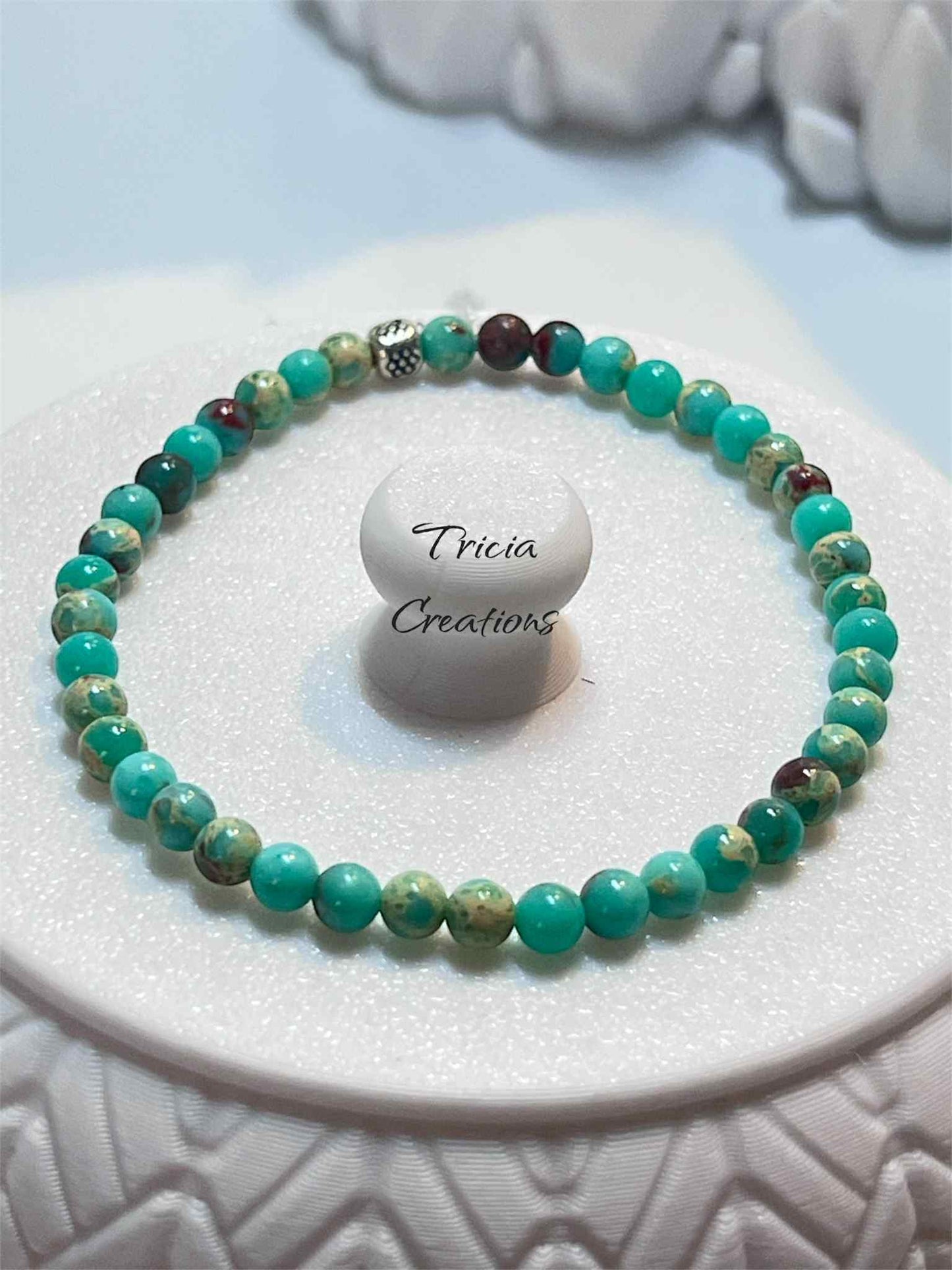 Bracelet : vert turquoise