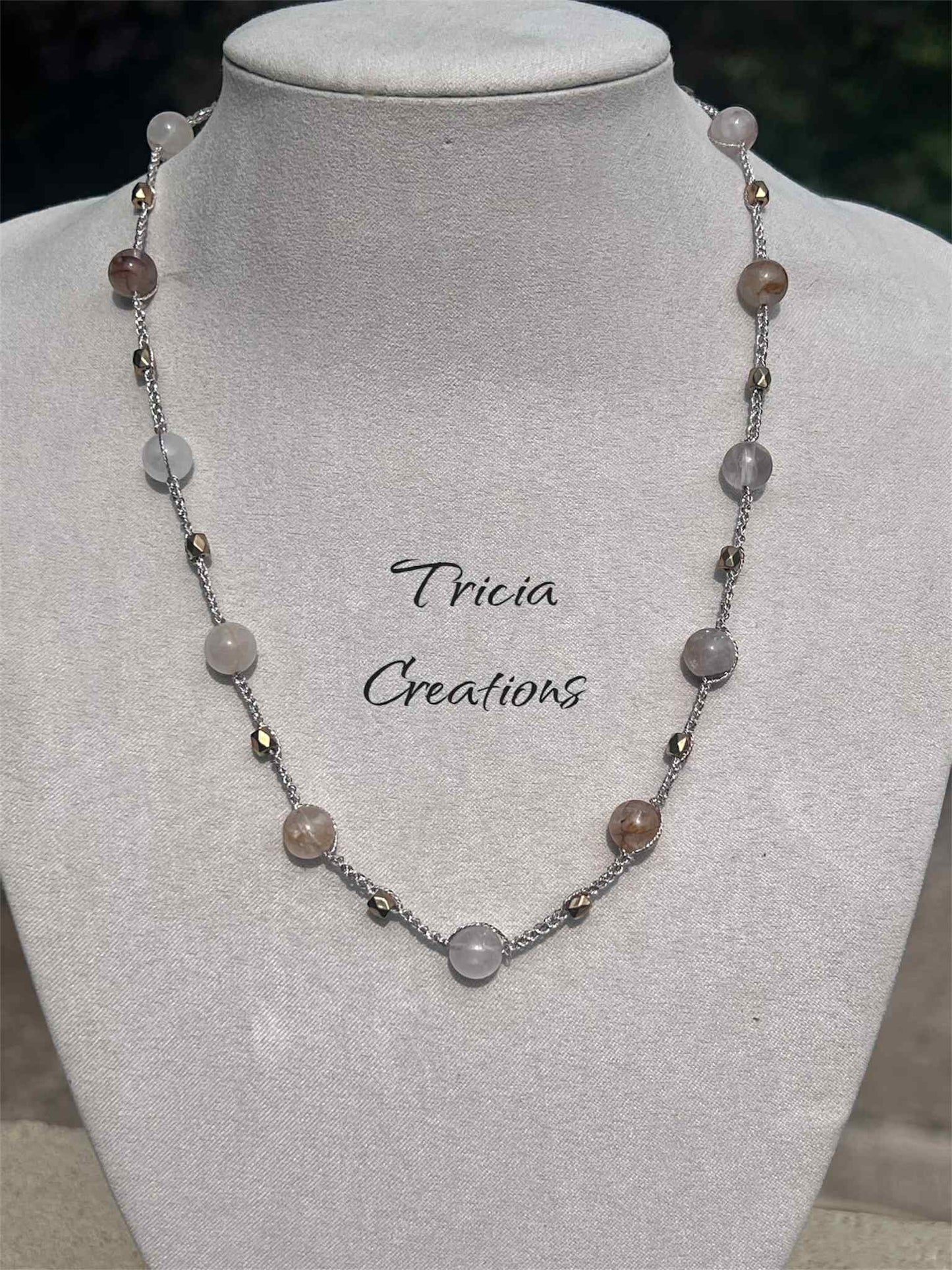 Collier Quartz Ferrugineux