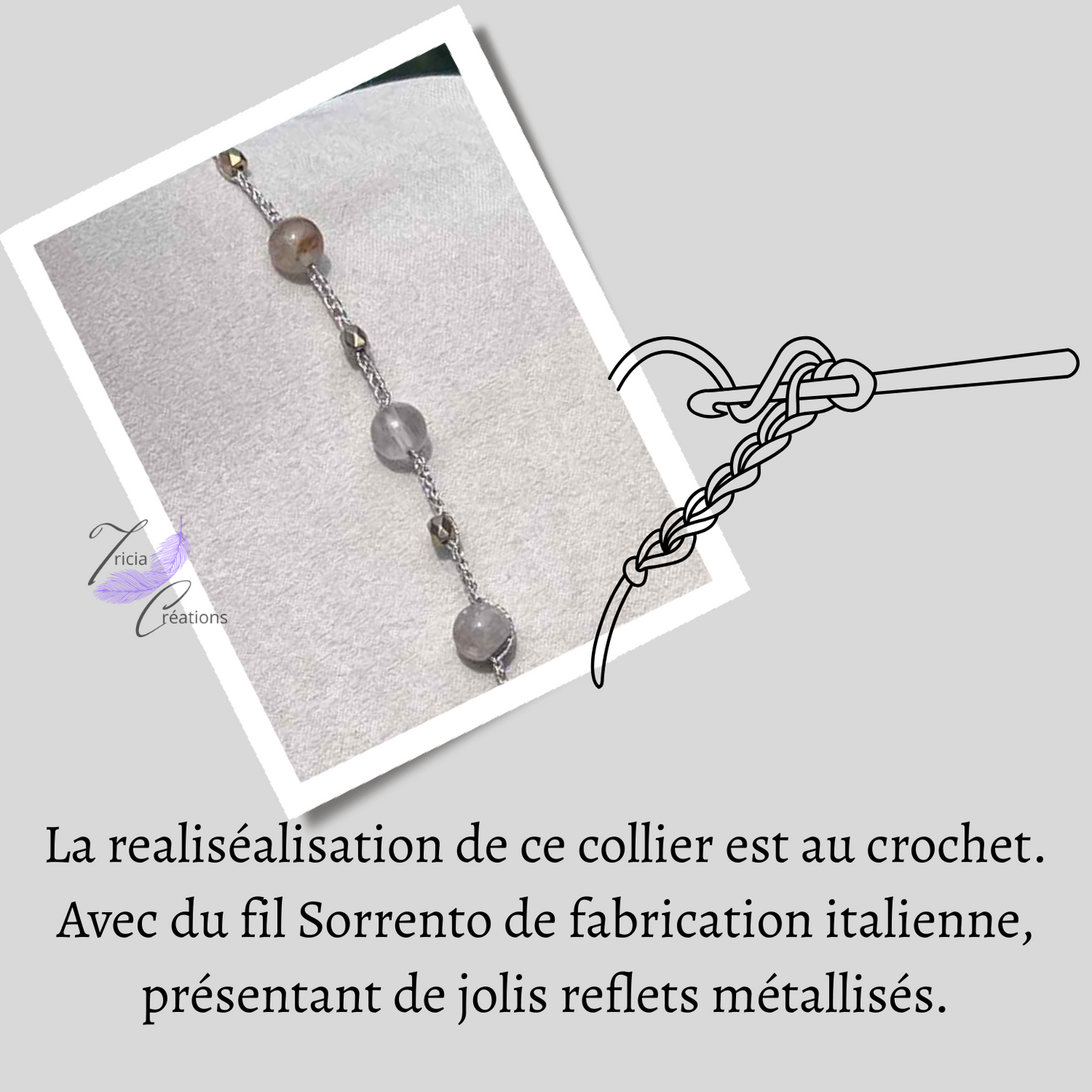 Collier Quartz Ferrugineux