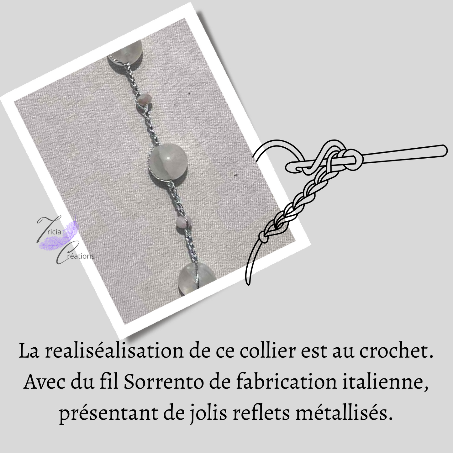 Collier Sélénite