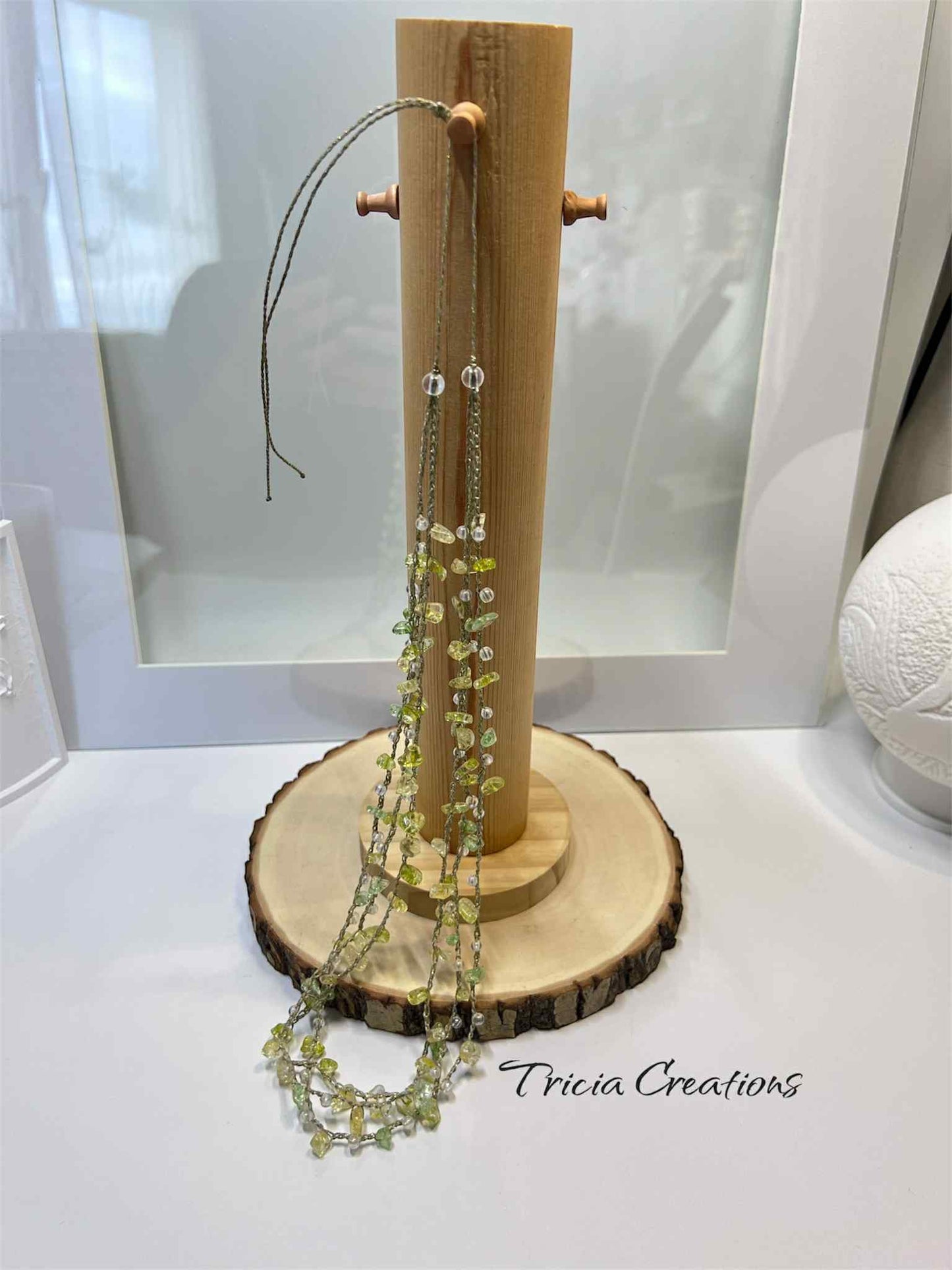 Collier, Nomade vert et jaune
