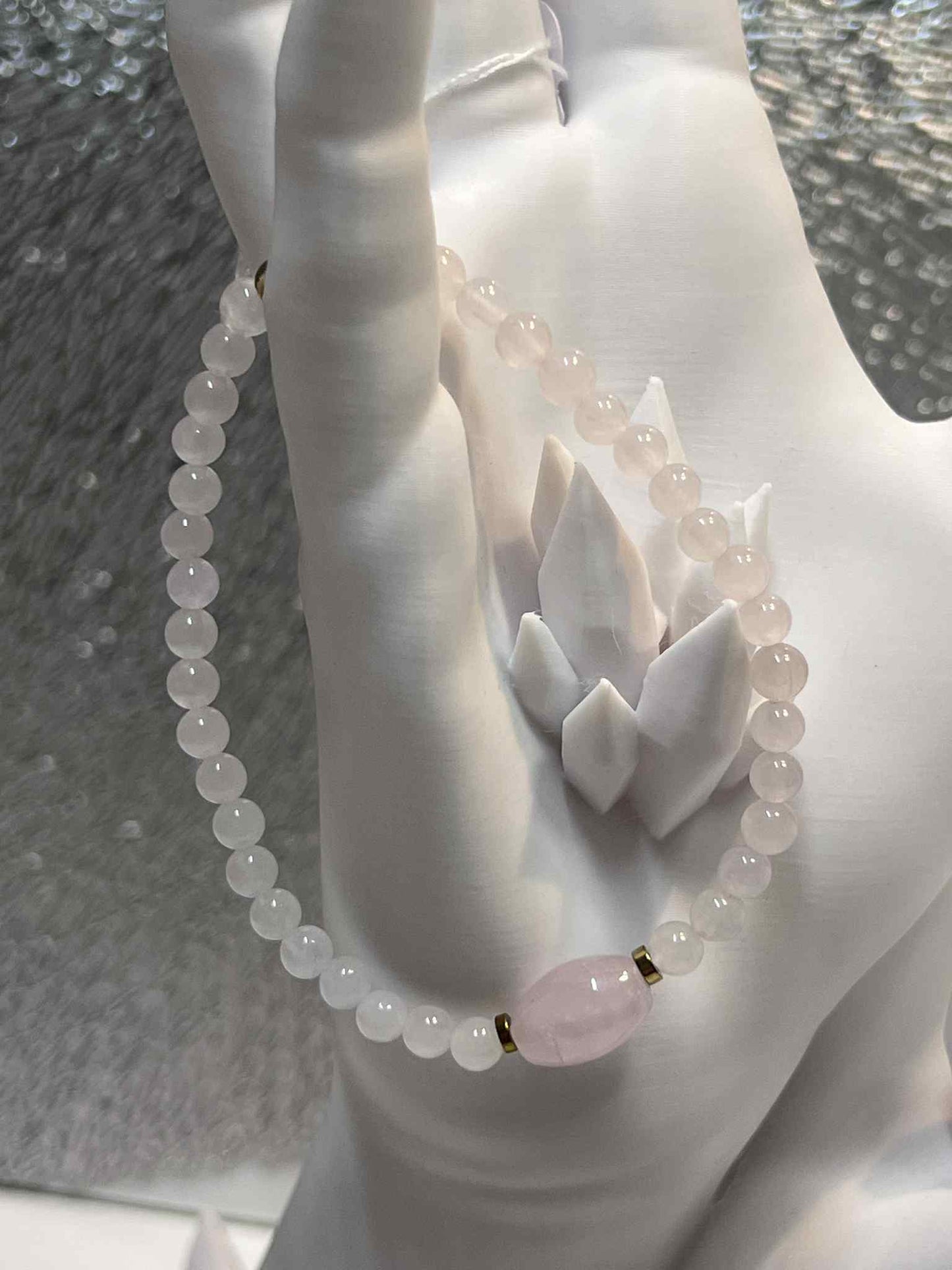 Bracelet : Quartz rose