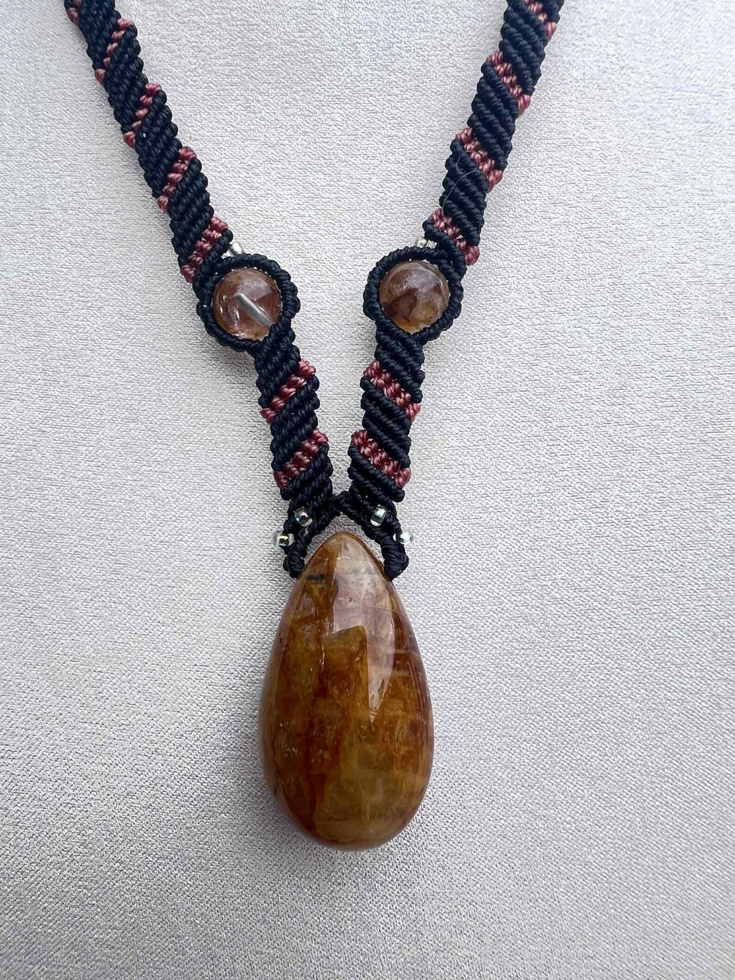 Collier Quartz Ferrugineux