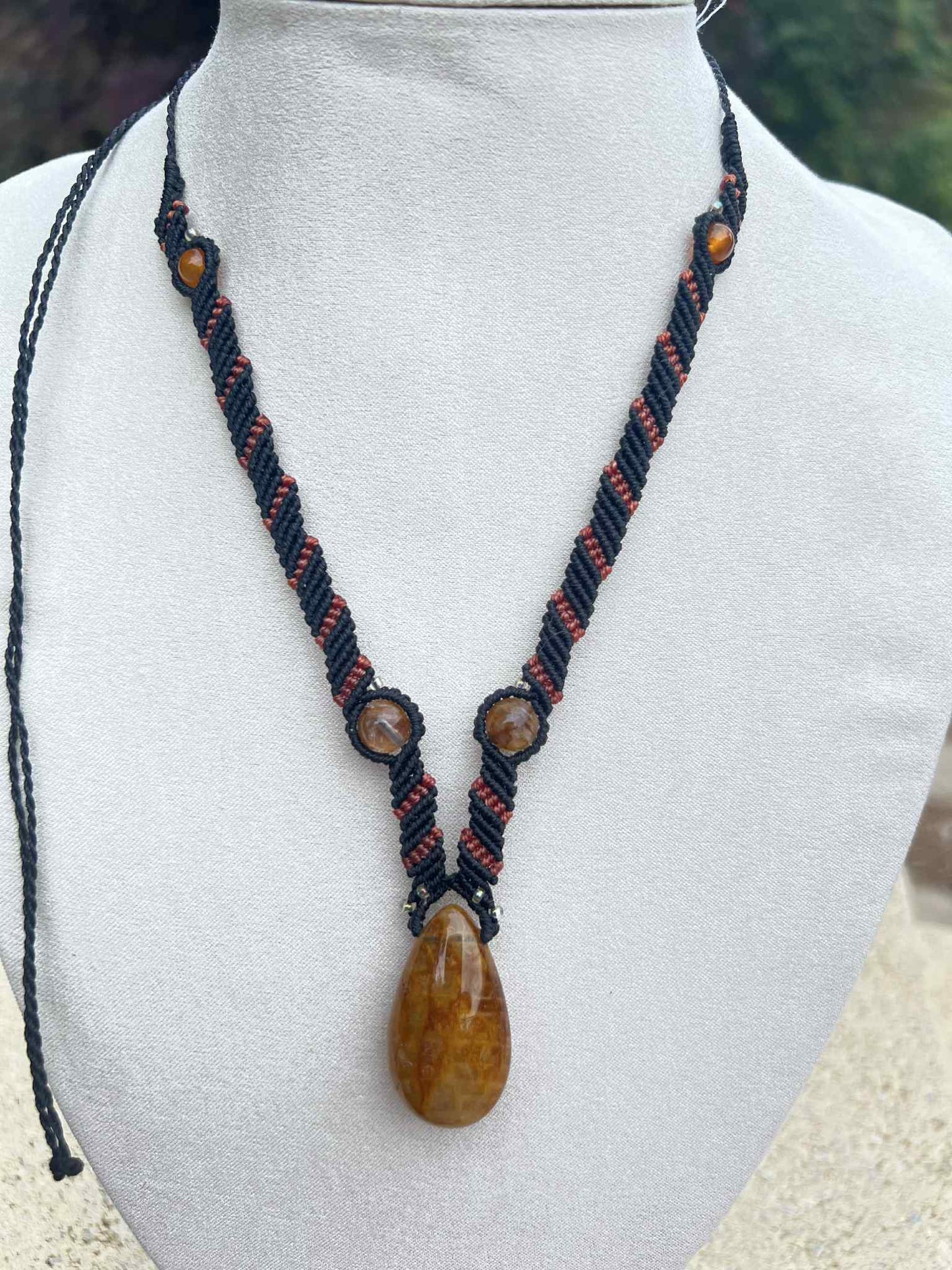 Collier Quartz Ferrugineux