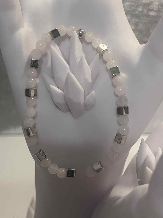 Bracelet : Quartz rose