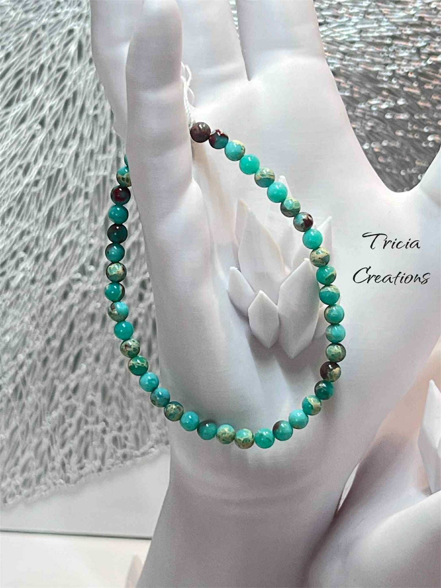 Bracelet : vert turquoise