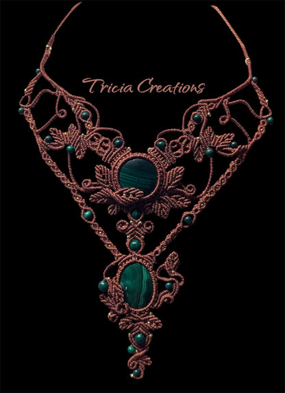 Plastron - Malachite