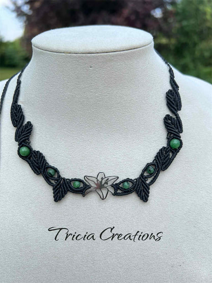 Ras de cou Zoisite Rubis