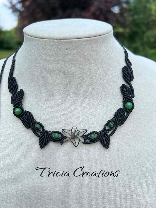 Ras de cou Zoisite Rubis