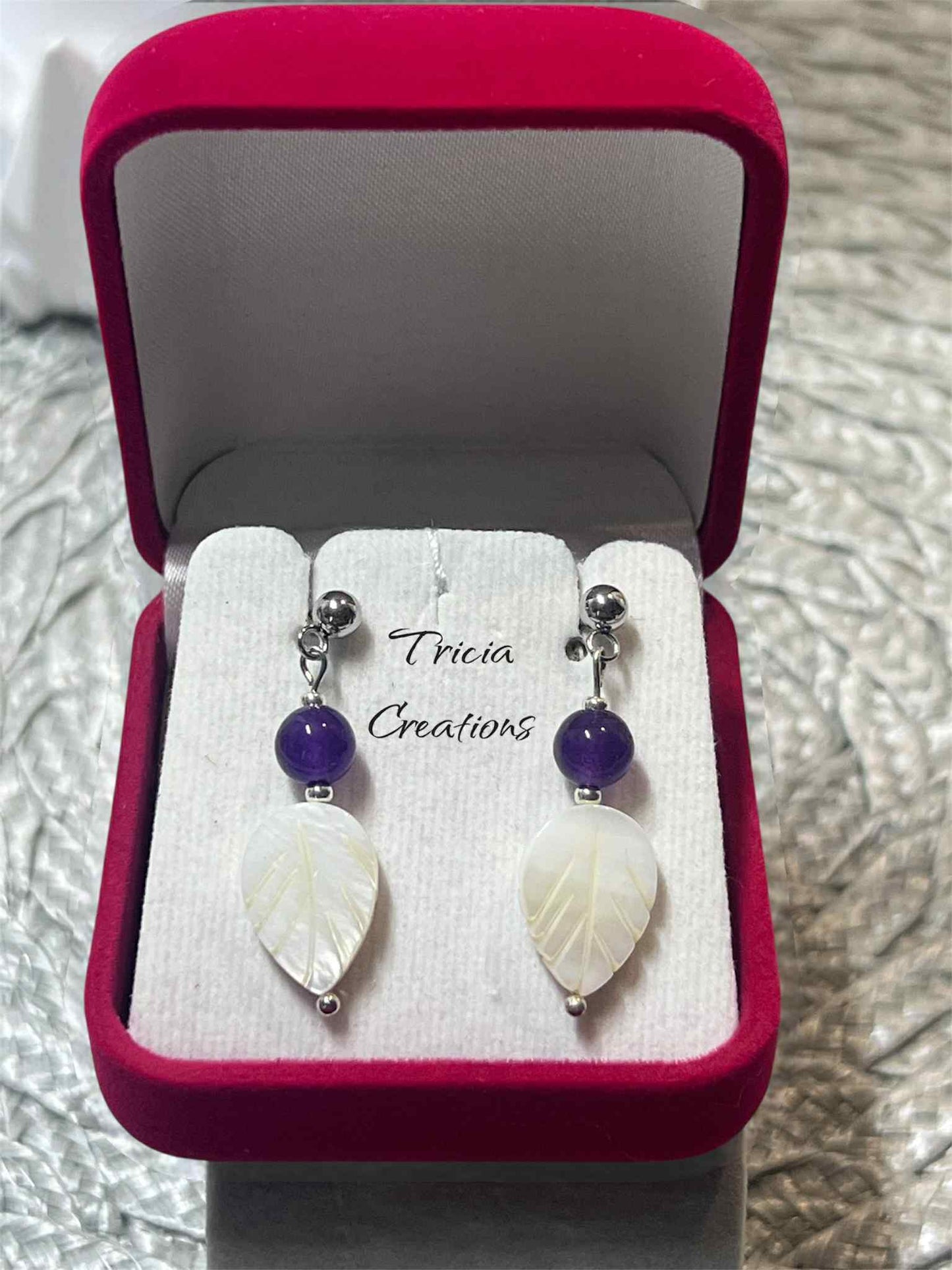 Boucles d'oreilles Nacre