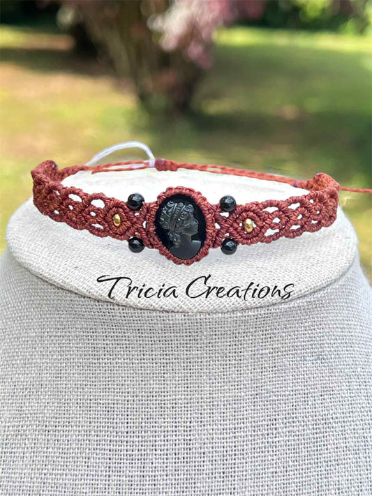Bracelet Camé et Tourmaline