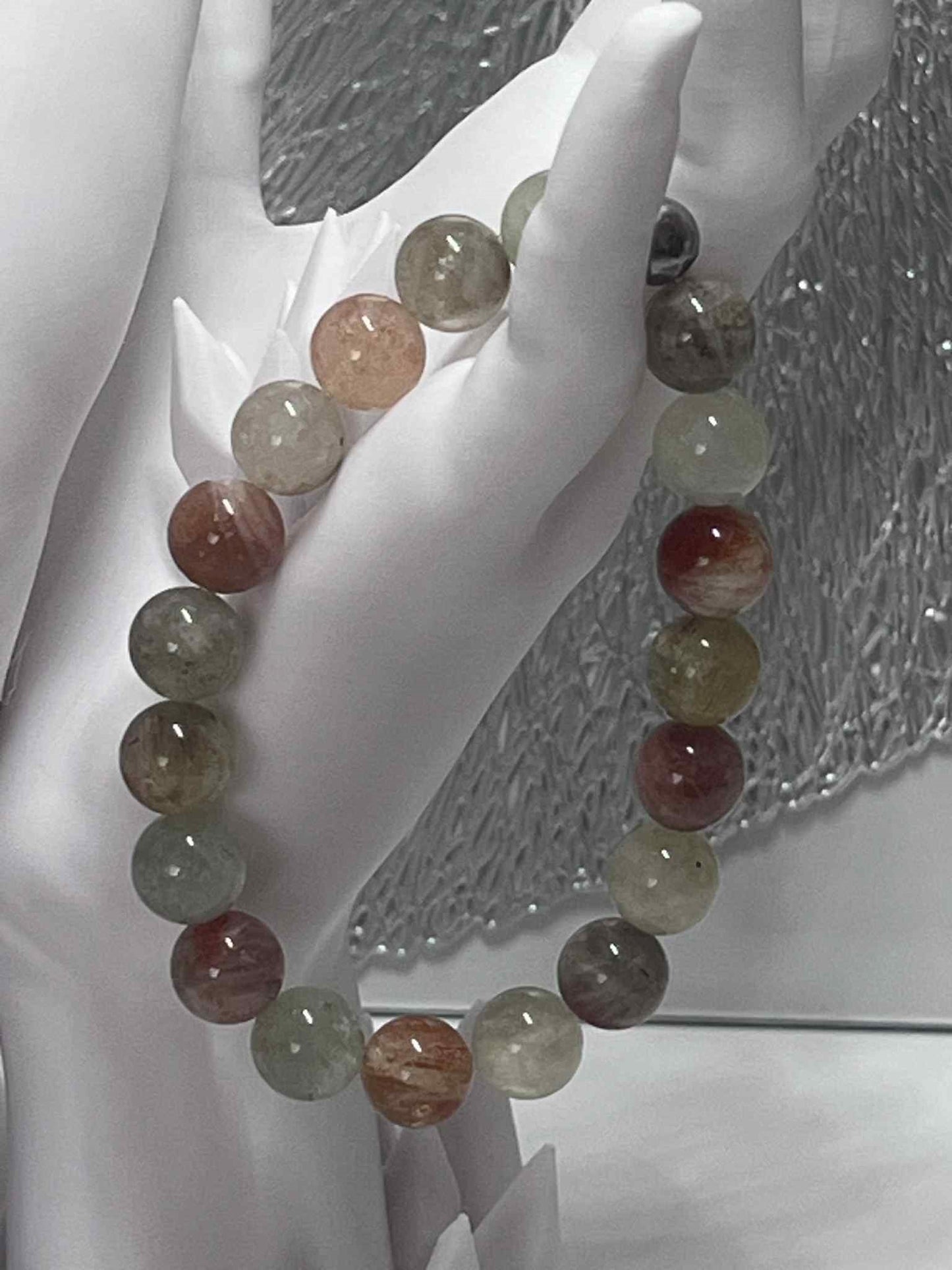 Bracelet : Pierre de Soleil  Arusha - Grade AAA