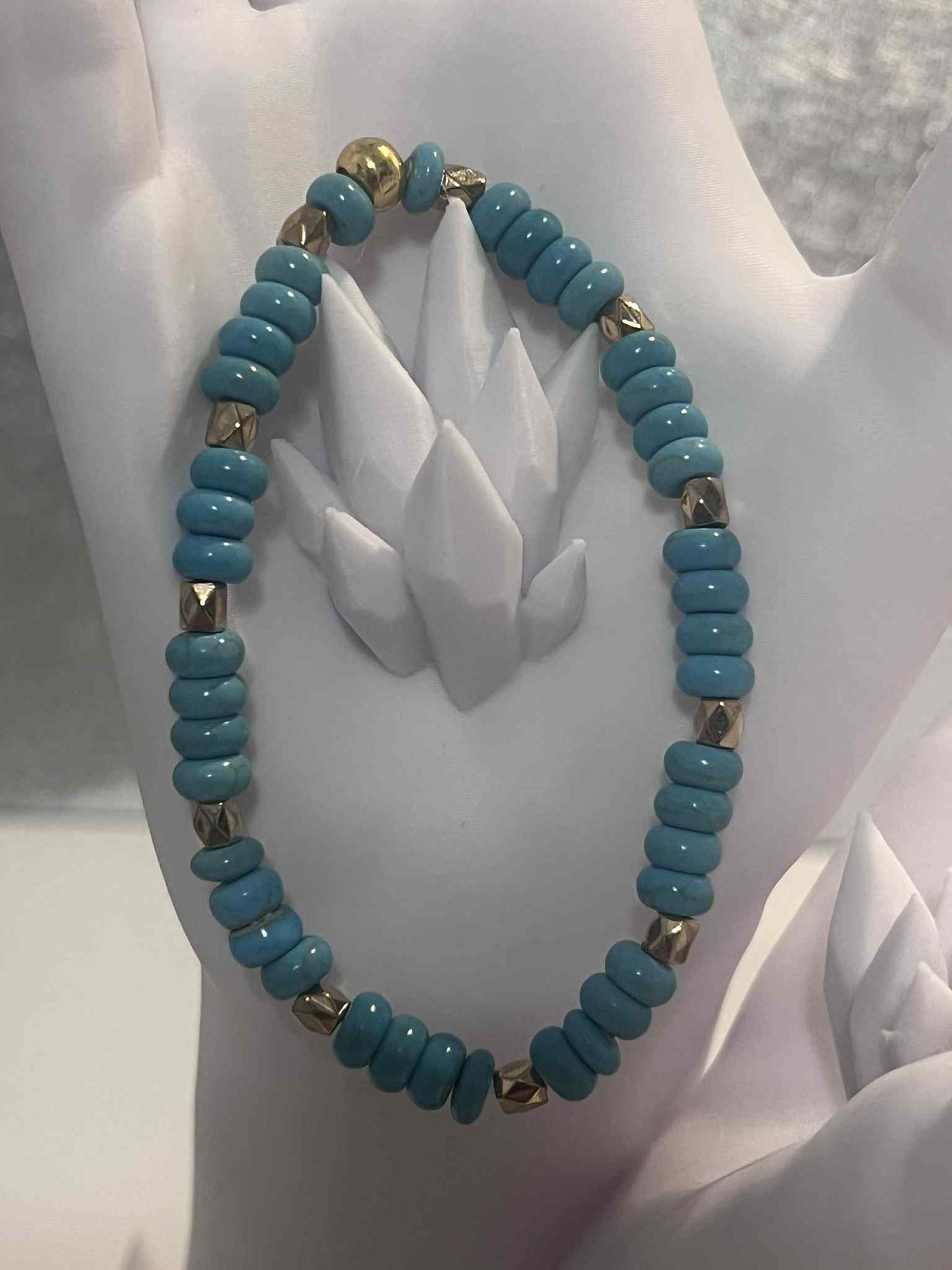 Duo bracelet : Howlite