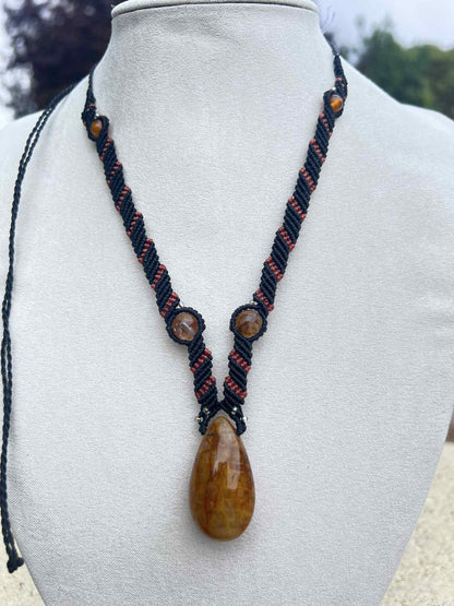Collier Quartz Ferrugineux
