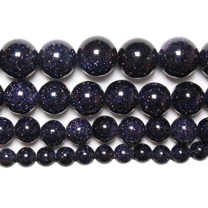 Bracelet : Pierre de soleil bleu synthèse