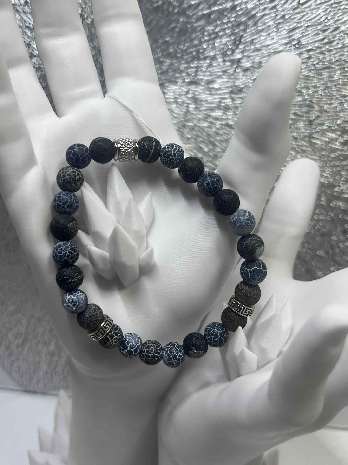 Bracelet : Bleu gris