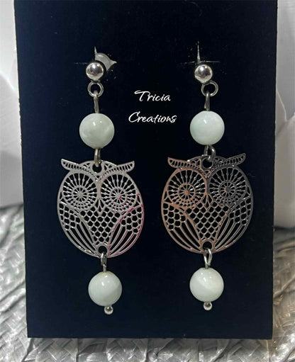 Boucles D'oreilles Chouette