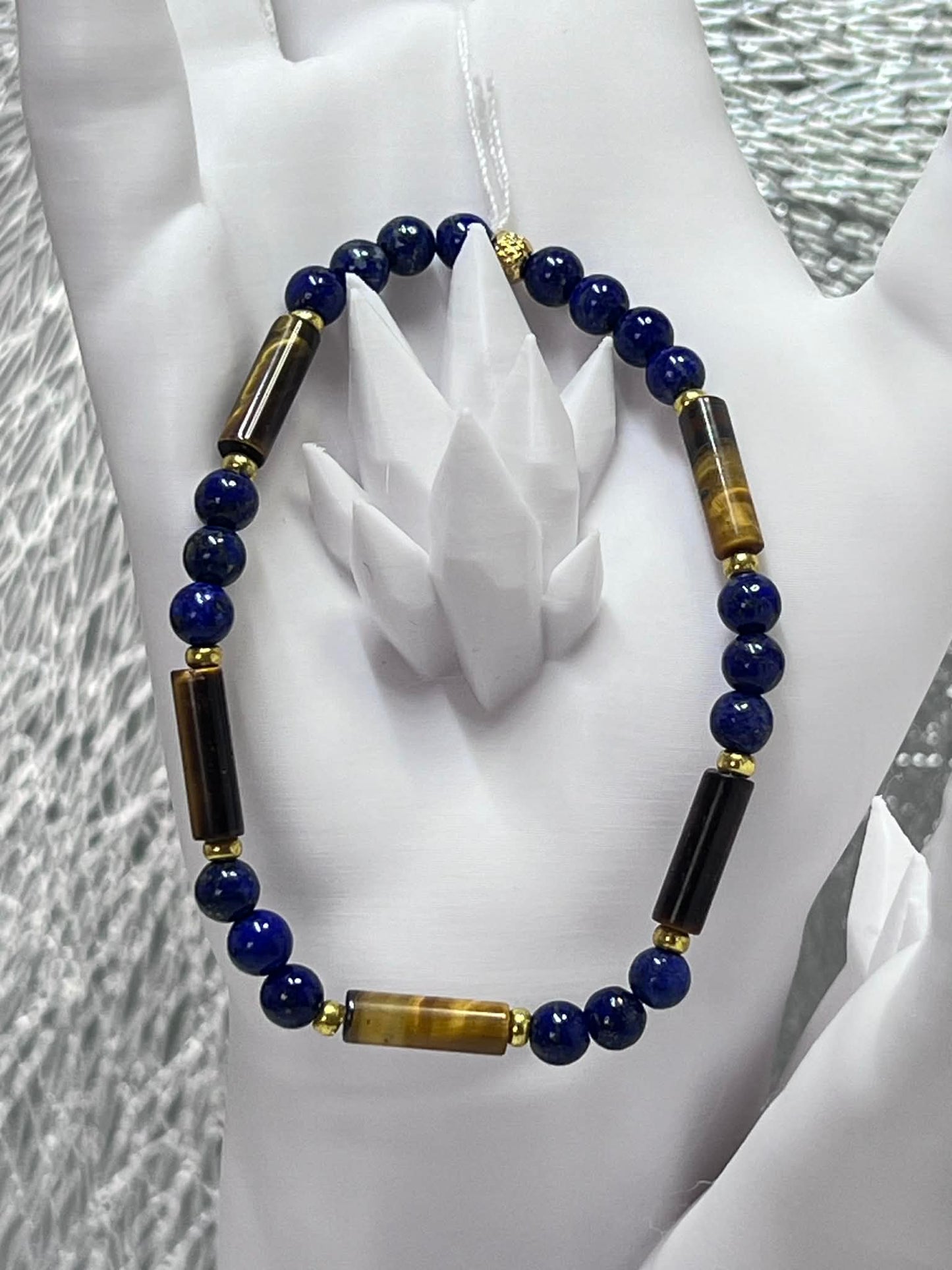 Bracelet : Lapis Lazuli - Oeil de tigre