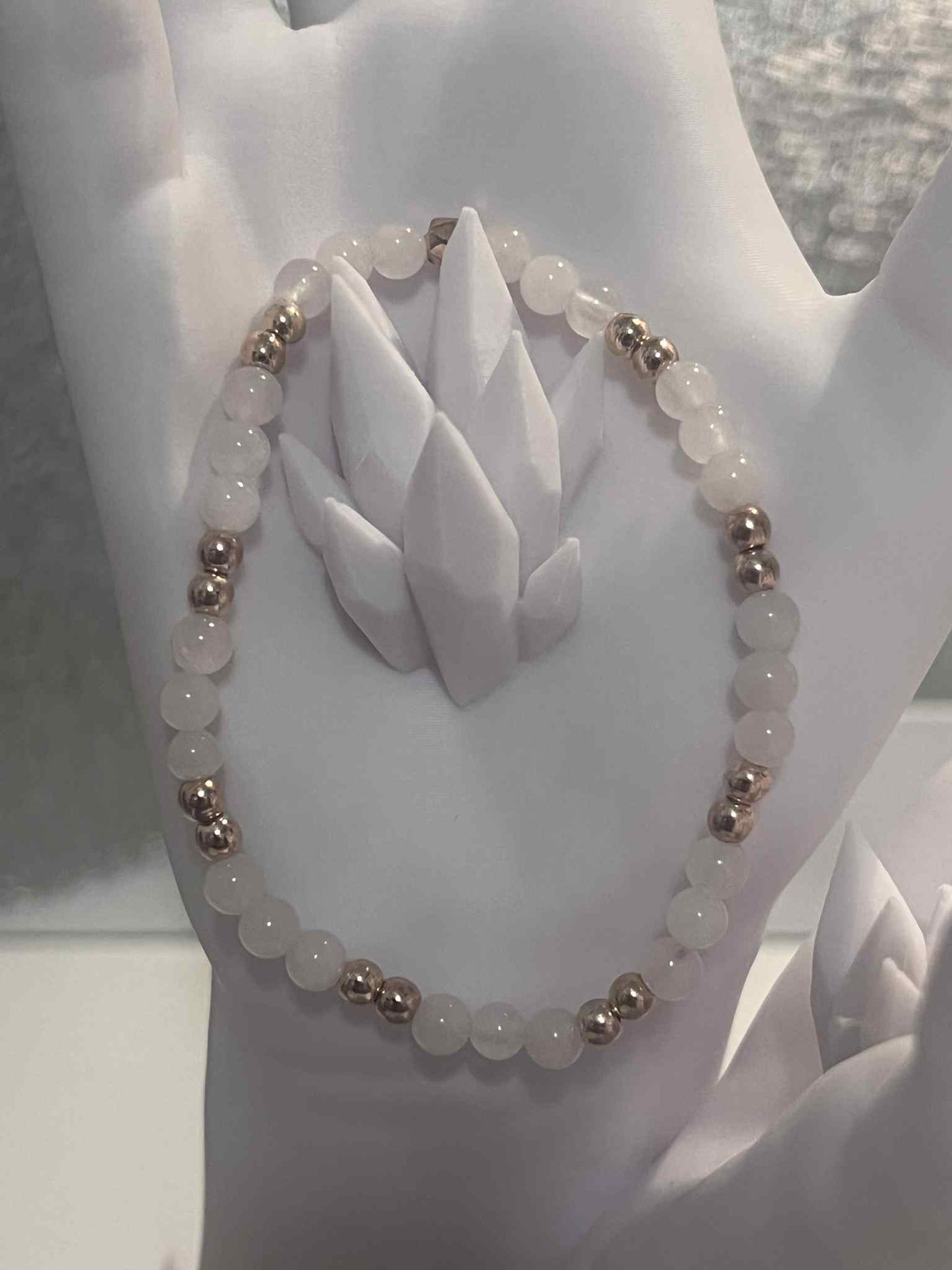 Bracelet : Quartz rose