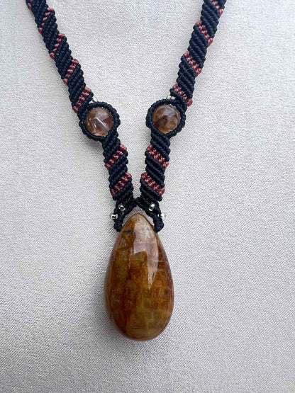 Collier Quartz Ferrugineux