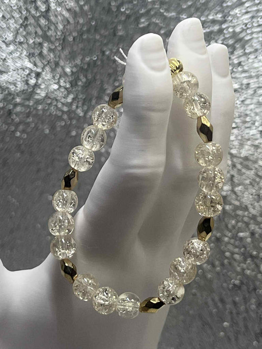 Bracelet : Doré - Translucide